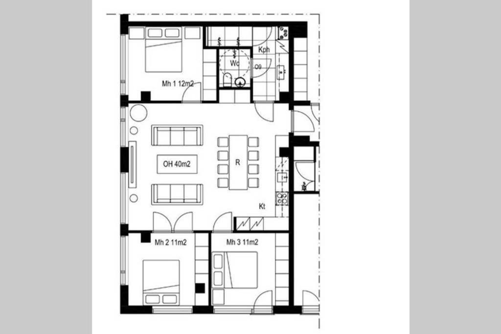 Sleek And Spacious 3 Bedroom Apartment In City Centre Helsinki Exterior foto